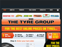 Tablet Screenshot of bridgetyres.co.uk